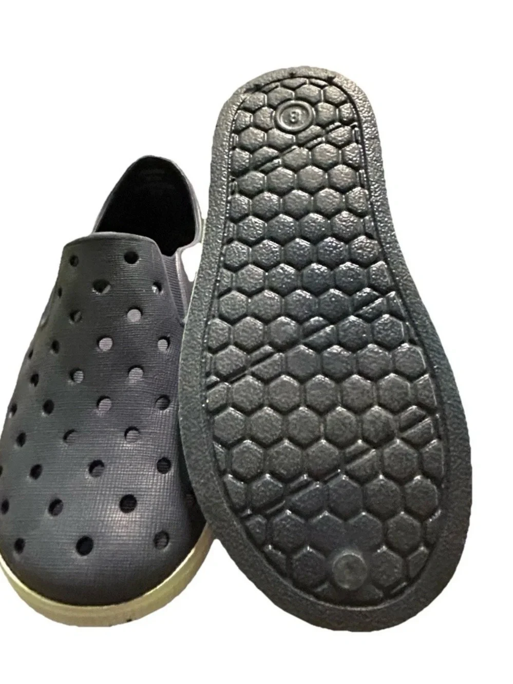 NWOT Cat & Jack Navy Blue Slip On Summer Water Shoes Size 8 Beach